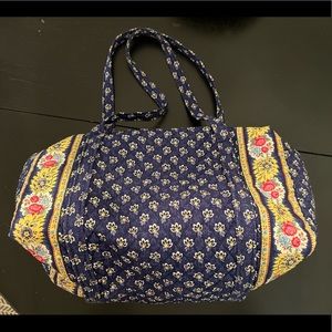 Vera Bradley large duffel bag in Maison Blue